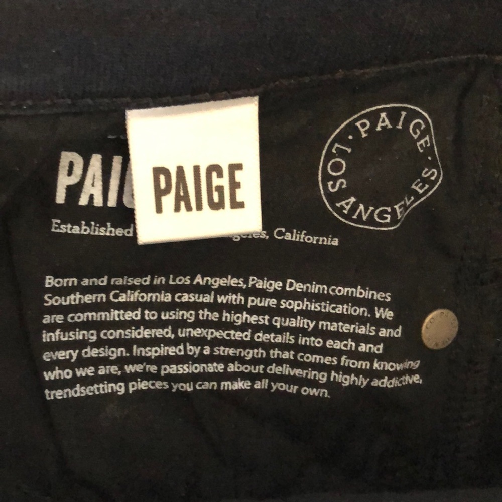 PAIGE Coated Leather Look Jeans - Picture 8 of 13
